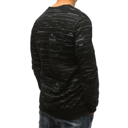 Bluza męska czarna Dstreet w stylu młodzieżowym 