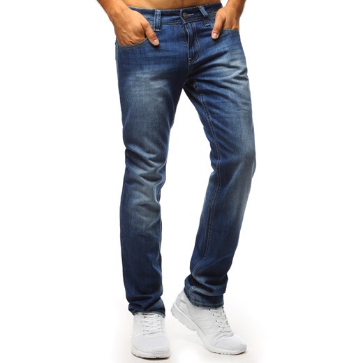 Spodnie jeansowe męskie niebieskie UX1349
