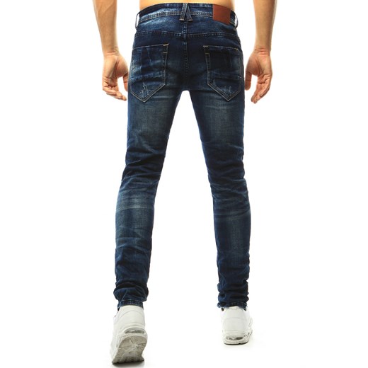 Spodnie jeansowe męskie niebieskie UX1051