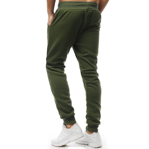 Spodnie męskie zielone Dstreet 