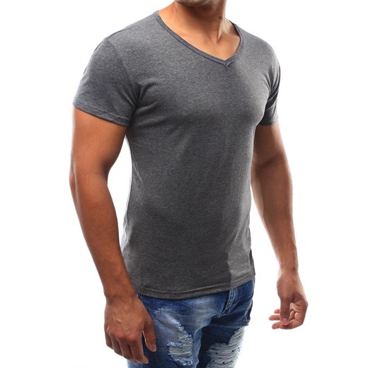 T-shirt męski antracytowy (rx2582)