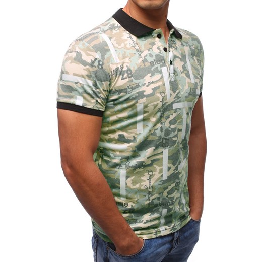 Koszulka polo męska zielona (px0133)