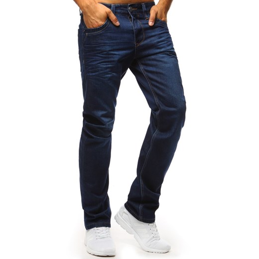 Spodnie jeansowe męskie niebieskie UX1359