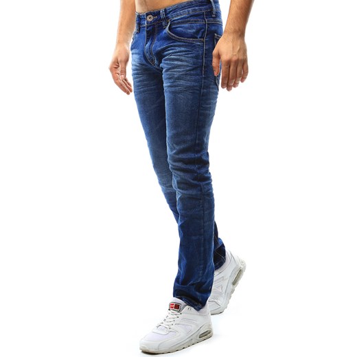 Spodnie jeansowe męskie niebieskie UX1084