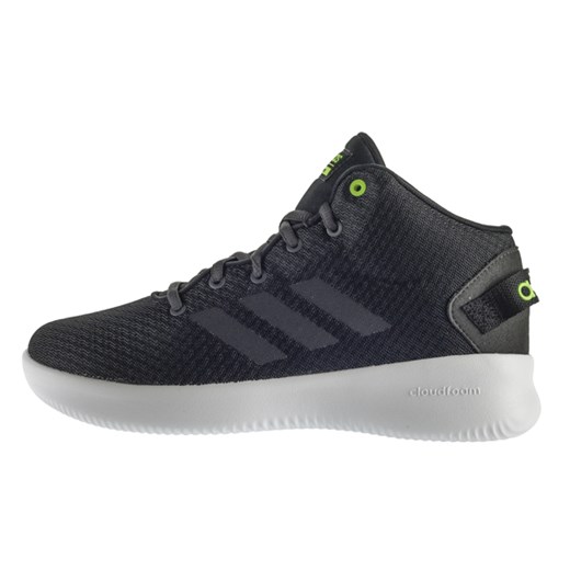 Adidas Neo buty sportowe damskie czarne płaskie wiązane 
