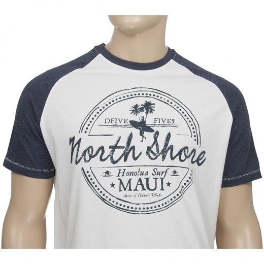 T-Shirt D555 JAYSON North Shore - biała  D555 S mensklep