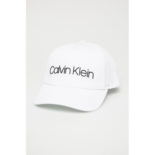 Czapka z daszkiem damska białe Calvin Klein 