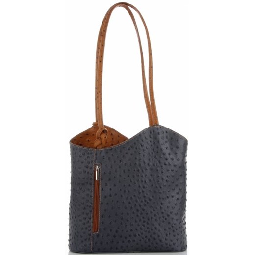 Shopper bag Genuine Leather duża bez dodatków elegancka 