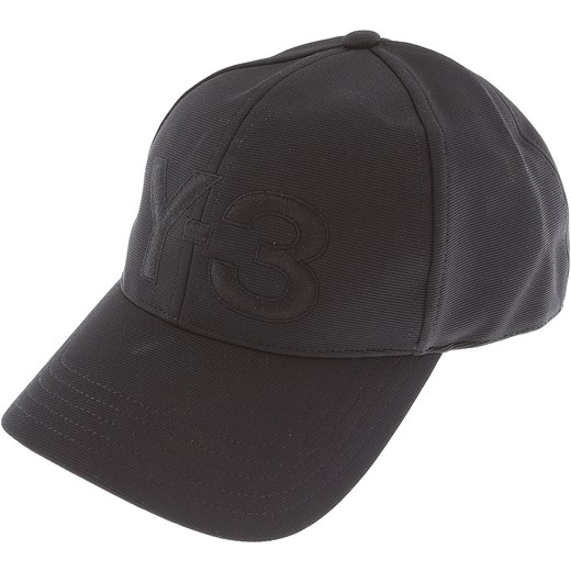Y3 by Yohji Yamamoto Czapka dla Mężczyzn, czarny, Poliester, 2019 Y3 By Yohji Yamamoto One Size RAFFAELLO NETWORK
