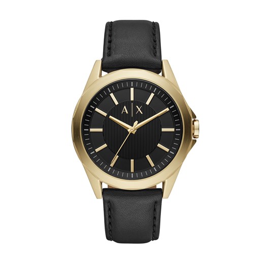 Czarny zegarek Armani Exchange analogowy 