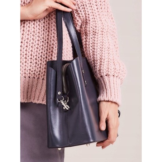 Shopper bag Rovicky bez dodatków elegancka na ramię 