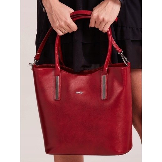 Shopper bag Rovicky na wakacje czerwona duża 