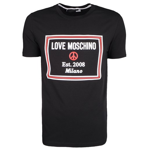 T-shirt męski Love Moschino na jesień w stylu młodzieżowym 