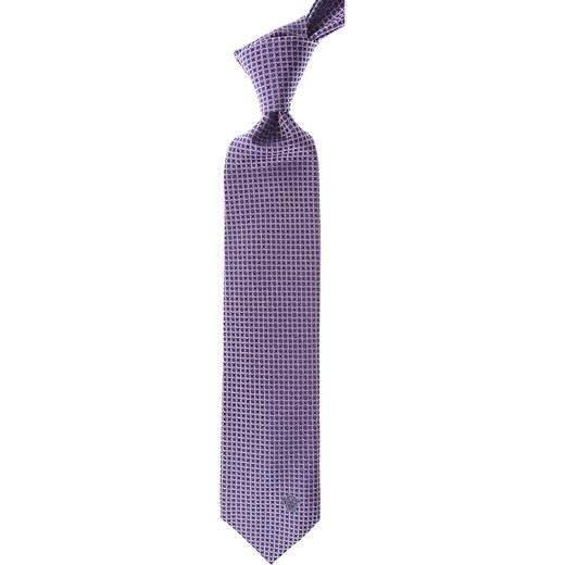 Krawat Gianni Versace w abstrakcyjnym wzorze 