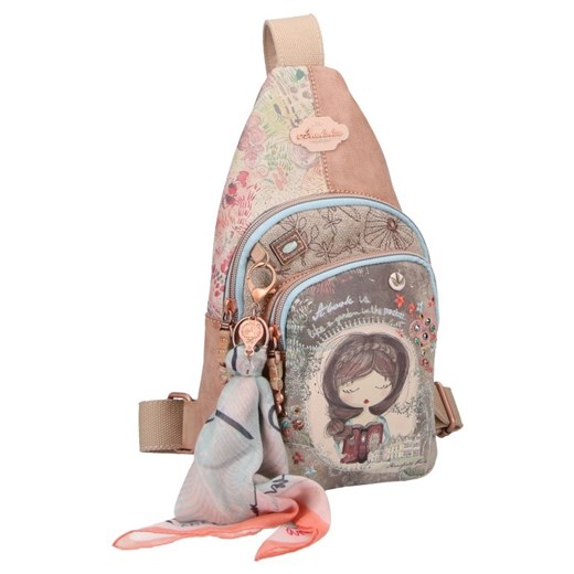 Wielokolorowy plecak dla dzieci Anekke z nadrukami 