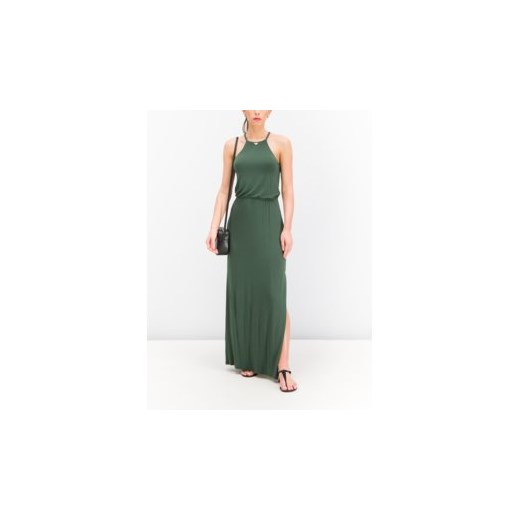 Sukienka Emporio Armani zielona maxi casual na plażę 