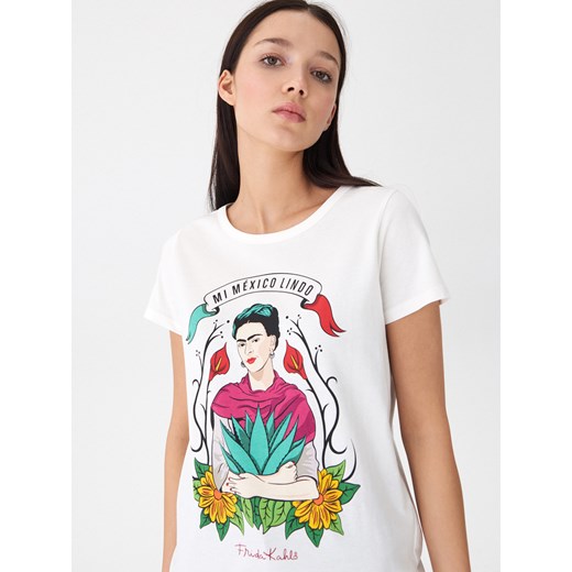 House - Koszulka Frida Kahlo - Biały  House M 