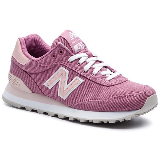 Buty sportowe damskie New Balance dla biegaczy sznurowane płaskie skórzane bez wzorów 