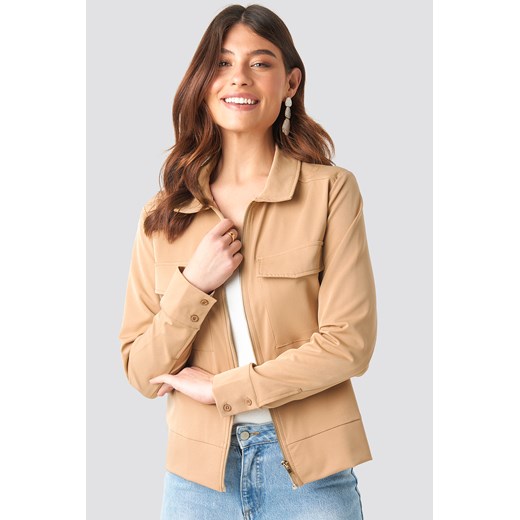 Sisters Point Emmi Jacket - Beige  Sister'S Point M NA-KD