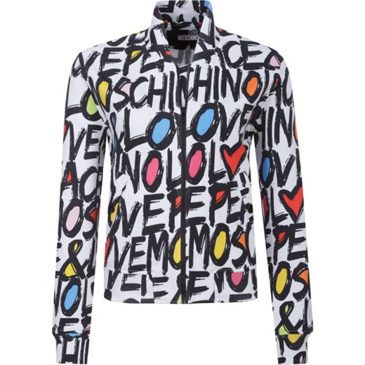 Bluza damska Love Moschino w abstrakcyjne wzory 