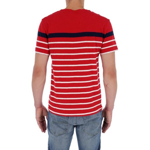 T-shirt męski Polo Ralph Lauren czerwony z krótkim rękawem 