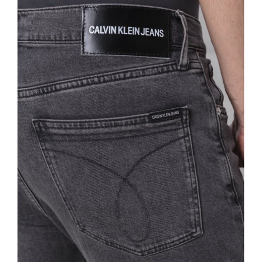 Jeansy męskie szare Calvin Klein 