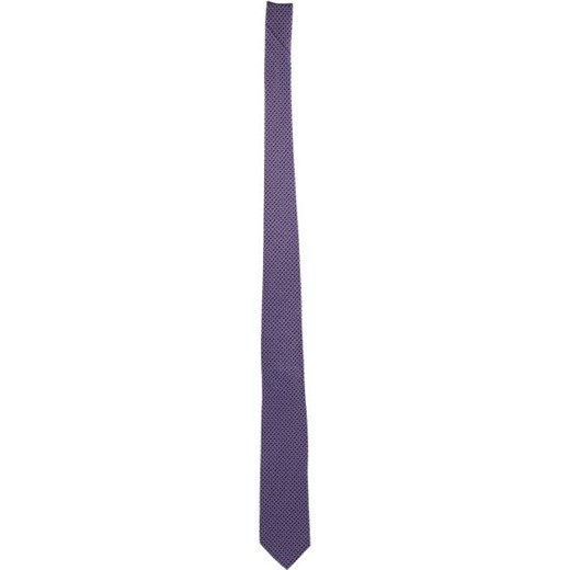 Krawat Tommy Hilfiger Tailored fioletowy w abstrakcyjne wzory 