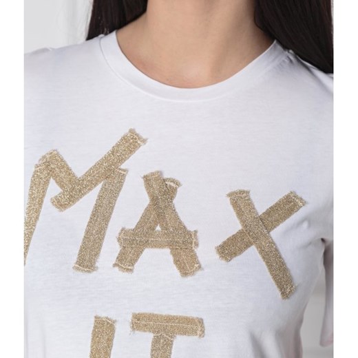 Bluzka damska Max & Co. z krótkimi rękawami 
