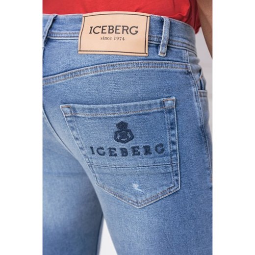 Jeansy męskie niebieskie Iceberg 
