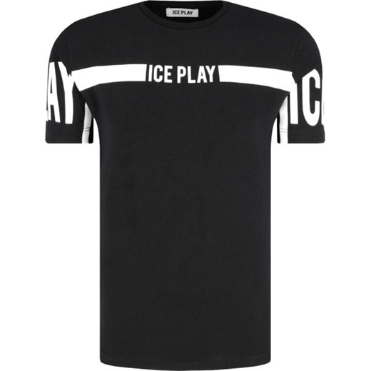 T-shirt męski czarny Ice Play 