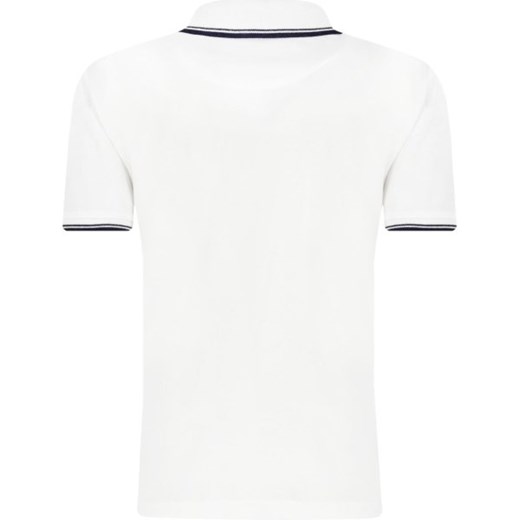 T-shirt chłopięce Boss biały bez wzorów z krótkim rękawem 
