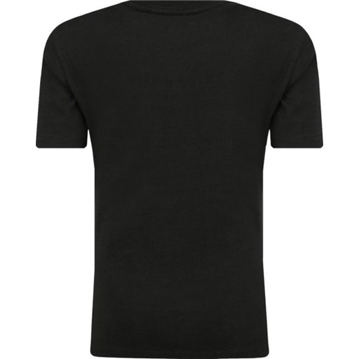 T-shirt chłopięce czarny Dsquared2 z krótkim rękawem 