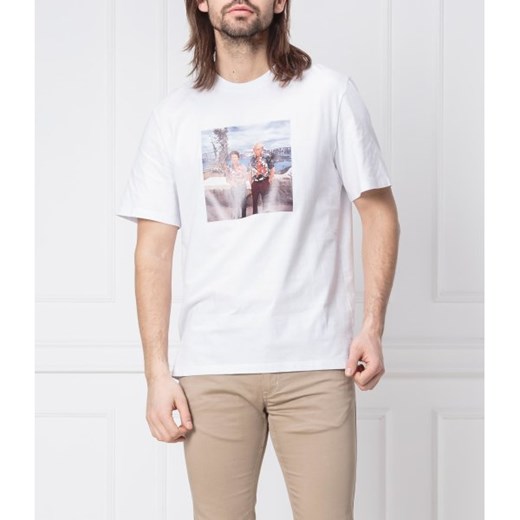 T-shirt męski Msgm z krótkimi rękawami w stylu młodzieżowym 