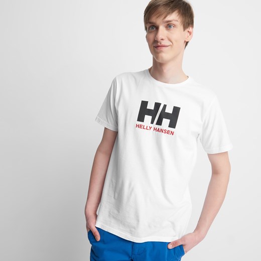 T-shirt męski Helly Hansen z krótkim rękawem z bawełny 