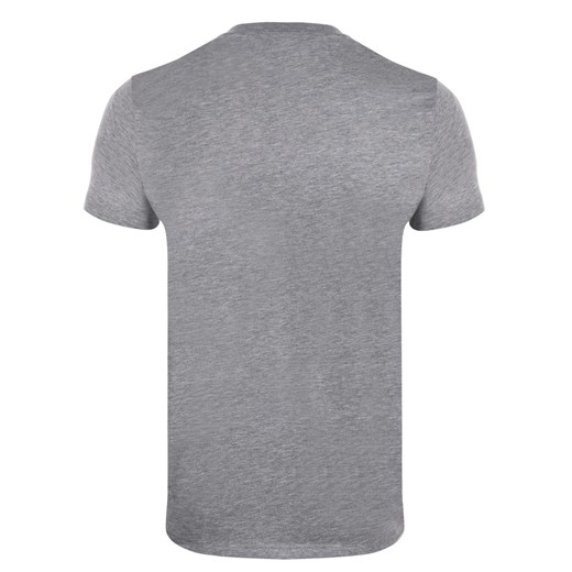 T-shirt męski Tommy Hilfiger szary z krótkim rękawem bez wzorów 