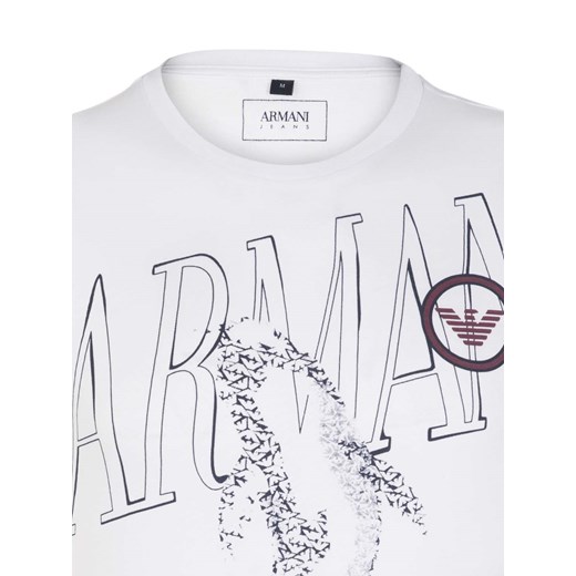 T-shirt męski Armani w stylu młodzieżowym z krótkimi rękawami 