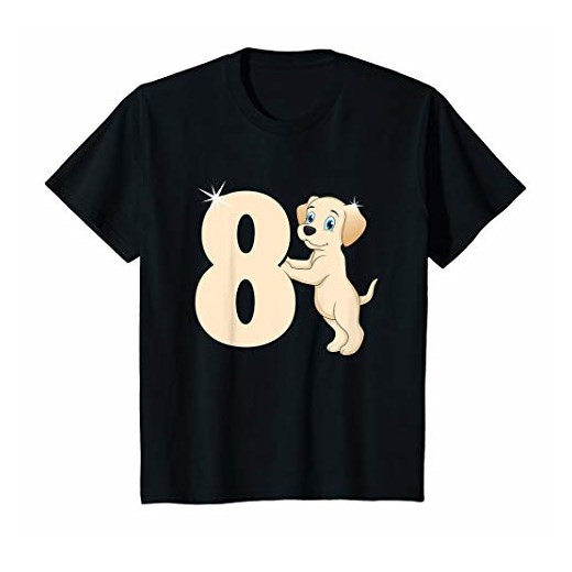 Dziecięcy t-shirt na 8. urodziny - śliczny prezent dla psa  Mattin 8 Jahre Hunde Geburtstags Shirts sprawdź dostępne rozmiary Amazon