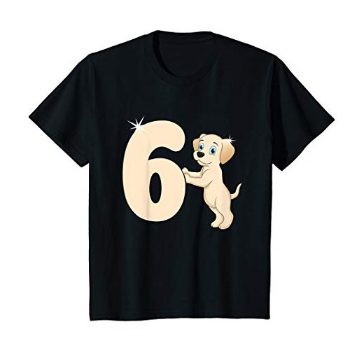 T-shirt chłopięce Mattin 6 Jahre Hunde Geburtstags Shirts z krótkim rękawem 