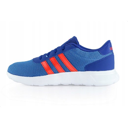 Buty sportowe damskie Adidas Neo do siatkówki niebieskie bez wzorów1 płaskie sznurowane 