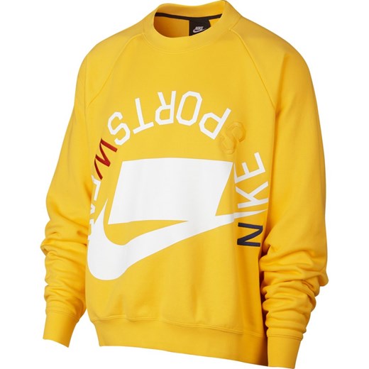 Nike bluza sportowa żółta 