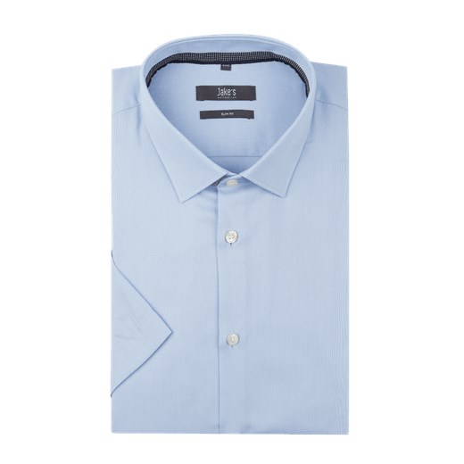 Koszula biznesowa o kroju slim fit z tkanym wzorem  Jake*s 45/46 Peek&Cloppenburg 
