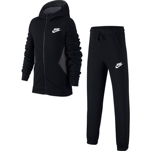 Dres dziecięcy Sportswear Core Nike (black/grey)  Nike 122-128 okazja SPORT-SHOP.pl 