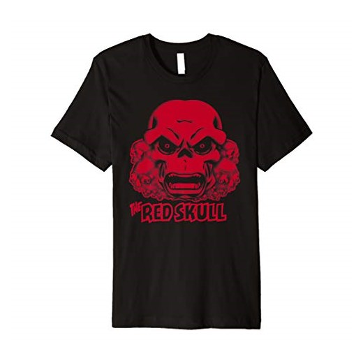 Marvel The Red Skull Retro Tonal Pile Of Skulls T-Shirt