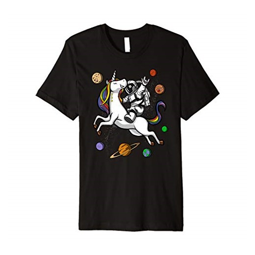 T-shirt chłopięce Space Unicorn Astronaut Shirts z krótkim rękawem 