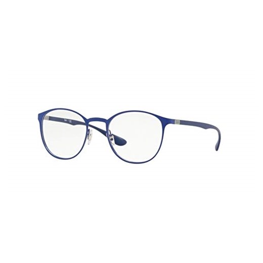 Ray-Ban Rayban uniseks dla dorosłych oprawka okularów 0RX 6355 2996 47, szara (metal On Topo Matte Blue)  Ray-Ban sprawdź dostępne rozmiary wyprzedaż Amazon 