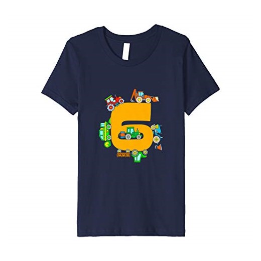 T-shirt chłopięce Geburtstagsshirts Für Jungen 6 Jahre 