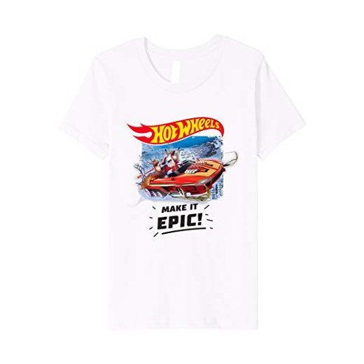 T-shirt chłopięce Hot Wheels z krótkim rękawem 