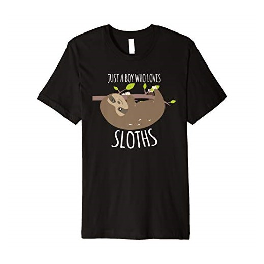 Tylko chłopiec, Faultier T-Shirt Zabawny miłośnik Sloth