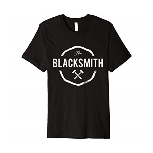 Schmied T-Shirt dla majsterkowiczów spawaczy czarny obróbka 1