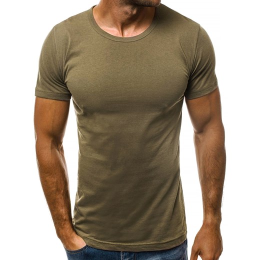 T-SHIRT MĘSKI KHAKI OZONEE O/1208 Ozonee  L okazja ozonee.pl 